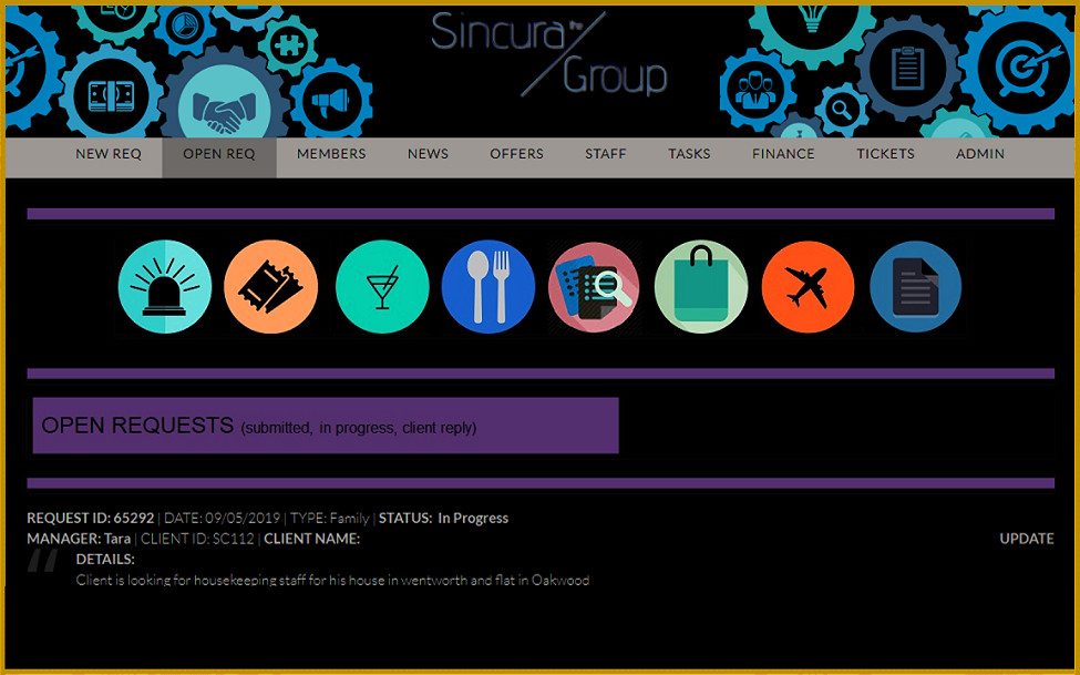 sincura concierge and technology revolut